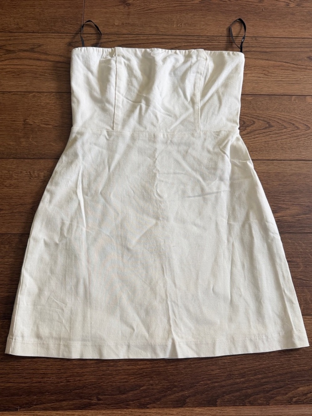 Forever 21 White Strapless Mini Dress